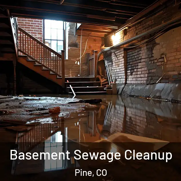  Basement Sewage Cleanup Pine, CO
