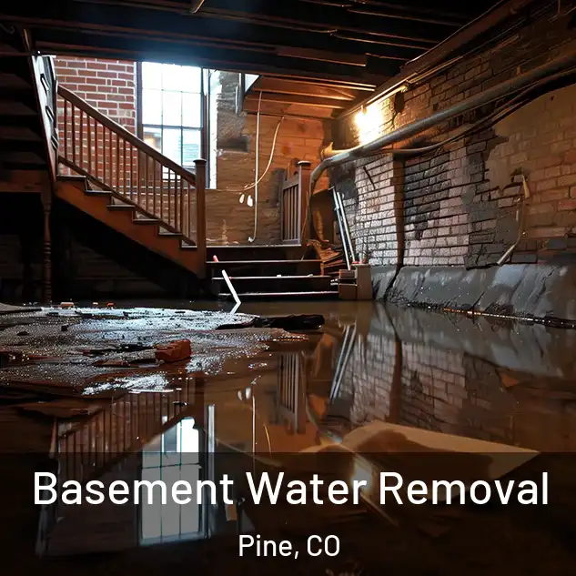  Basement Water Removal Pine, CO