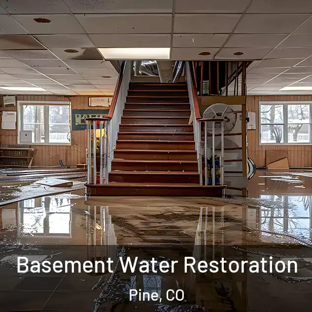  Basement Water Restoration Pine, CO