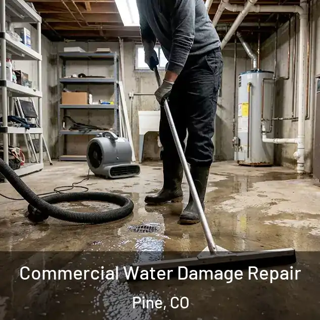  Commercial Water Damage Repair Pine, CO