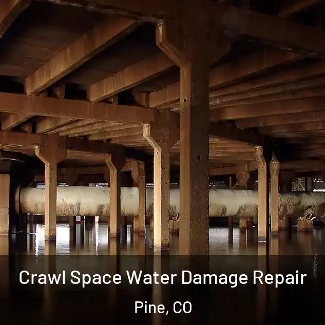  Crawl Space Water Damage Repair Pine, CO
