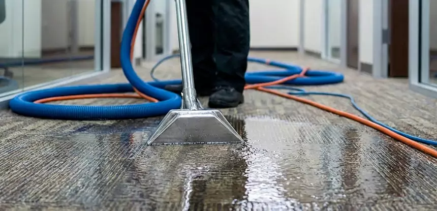 Basement Flooding Carpet Cleanup in Pine