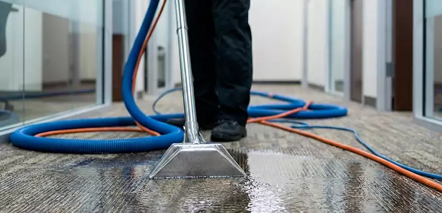 Soaked Carpet Restoration in Pine
