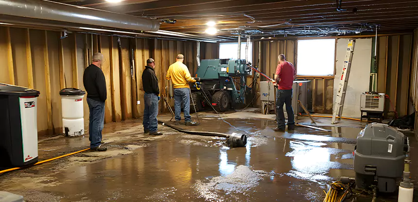 Commercial Water Damage Cleanup in Pine