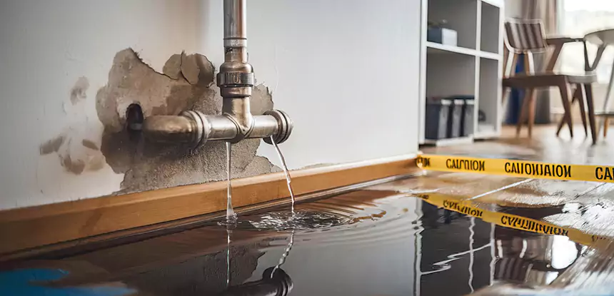 Burst Pipe Cleanup in Pine