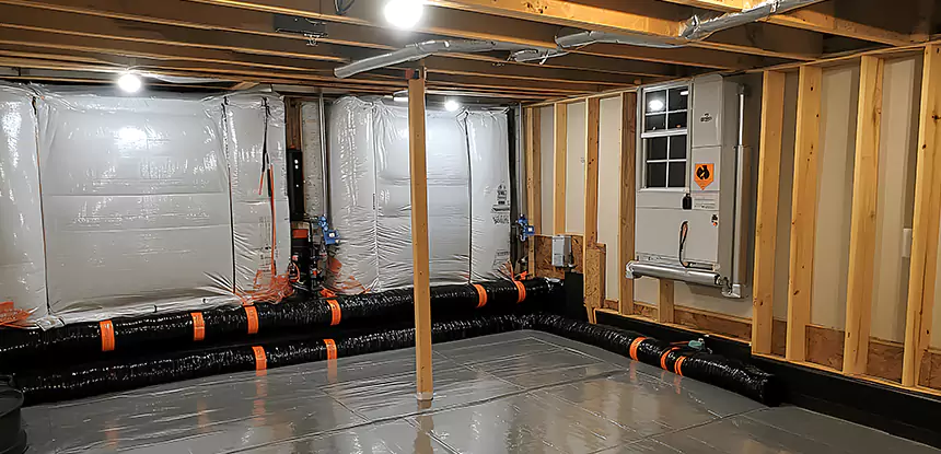 Crawl Space Humidity Control in Pine