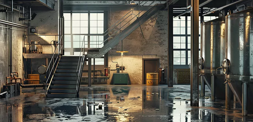 Emergency Industrial Cleanup in Pine