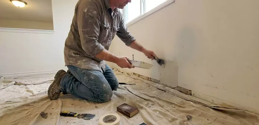Structural Water Damage Repair in Pine