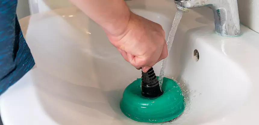 Sink Standing Water Blockage Removal in Pine
