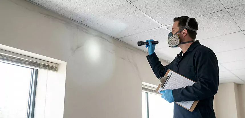 Ceiling Water Damage Inspection in Pine