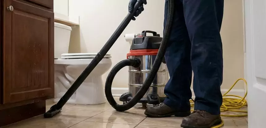 Fix Bathroom Floor Water Damage Pine