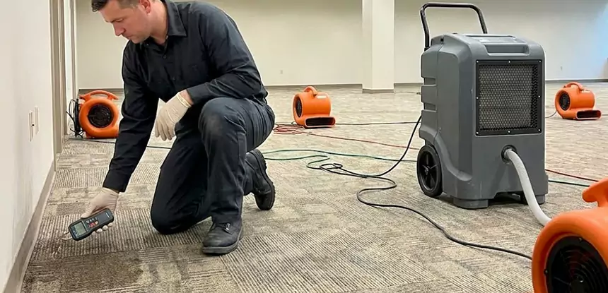 Drying Carpet Padding After Flood in Pine