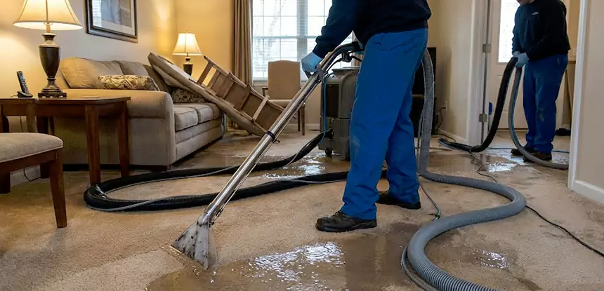 Carpet Mildew Odor Removal in Pine