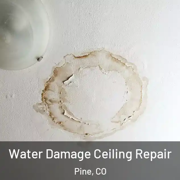  Water Damage Ceiling Repair Pine, CO