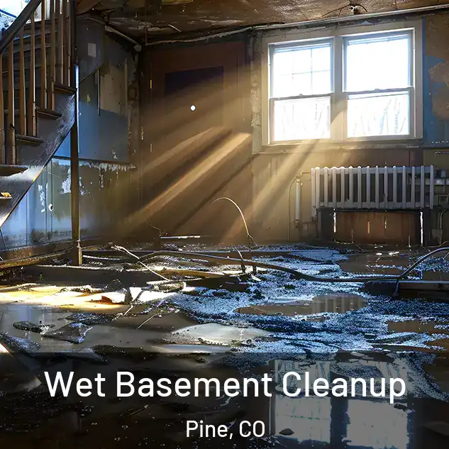  Wet Basement Cleanup Pine, CO